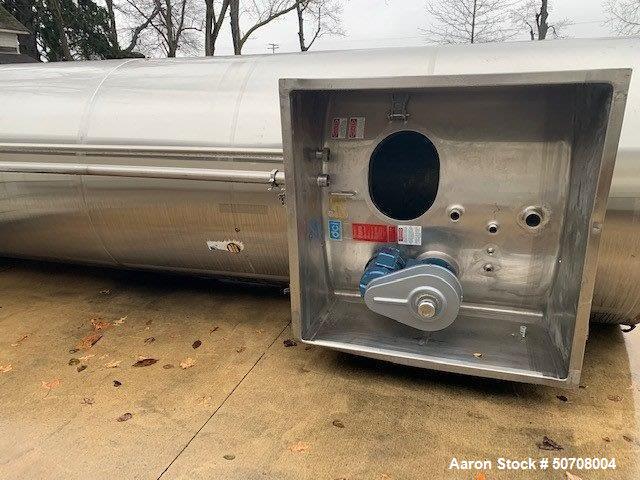 Used DCI Silo, 3,000 Gallons, 304 Stainless Steel
