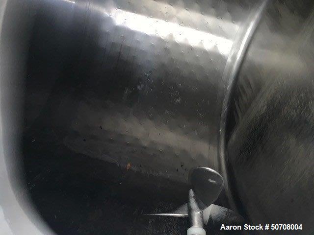 Used DCI Silo, 3,000 Gallons, 304 Stainless Steel