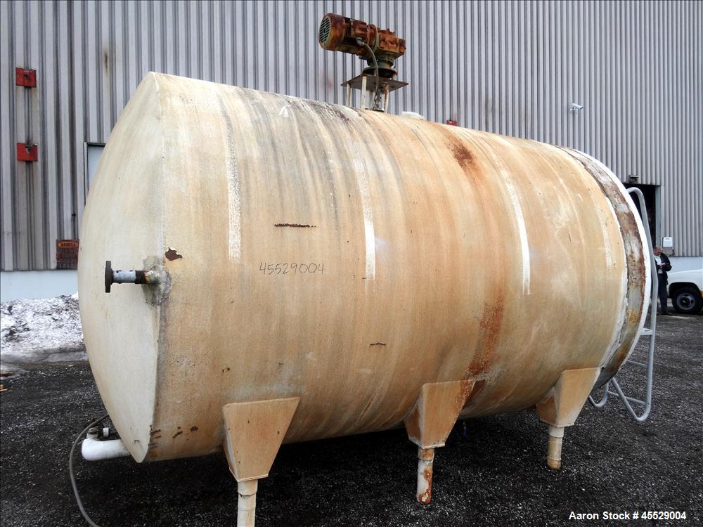 Used 3,000 Gallon Stainless Steel Dairy Craft Tank