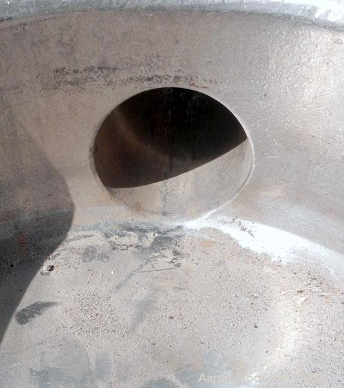Used Stainless Steel Damrow Round End Open Finishing Vat, Model DL42SS