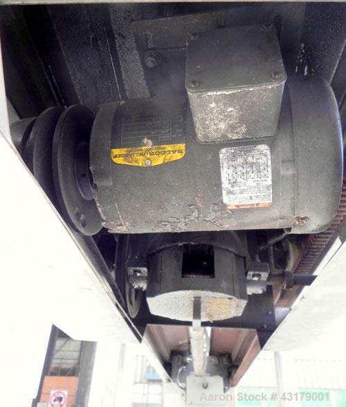 Used Stainless Steel Damrow Round End Open Finishing Vat, Model DL42SS