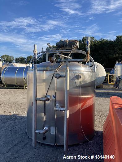 Used-Damrow 1000 Gallon 304 Stainless Steel Jacketed Batch Processor