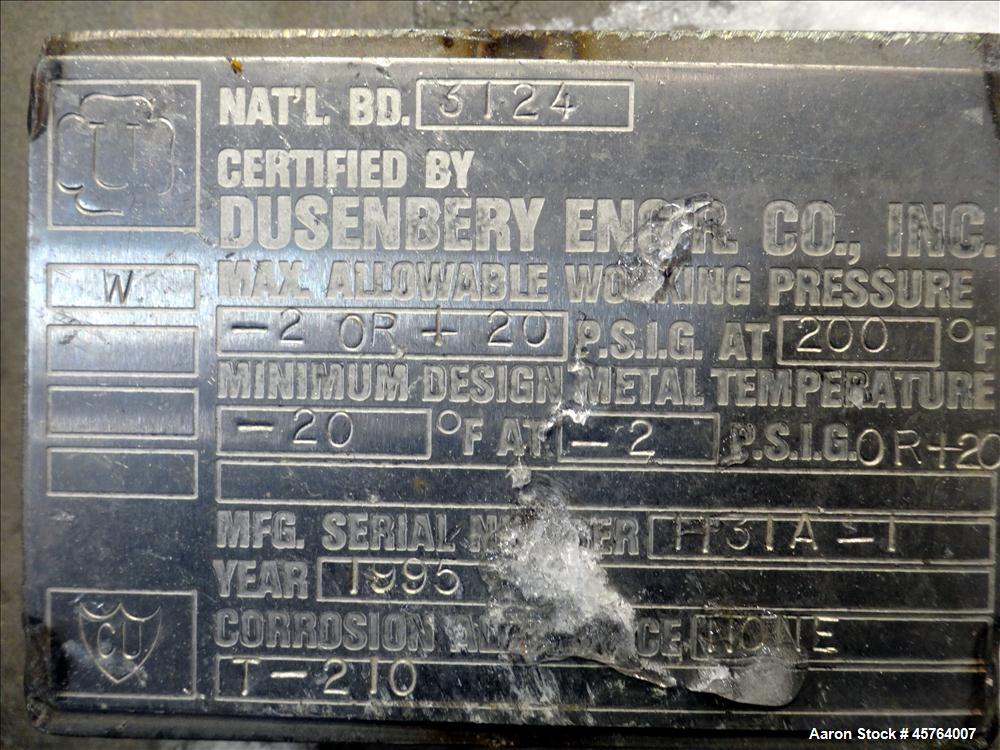 Used Dusenbery Tank, Approximately 2,300 Gallon