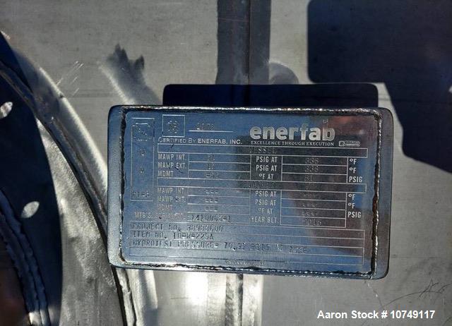 Used Enerfab Single Wall Pressure Vessel; 4500 Gallons