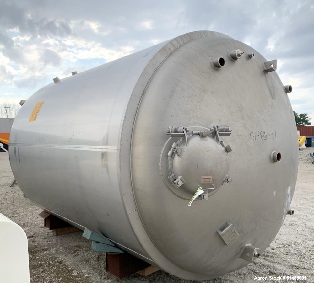 Used Mueller Stainless Steel 4,000 Gallon Pressure Tank