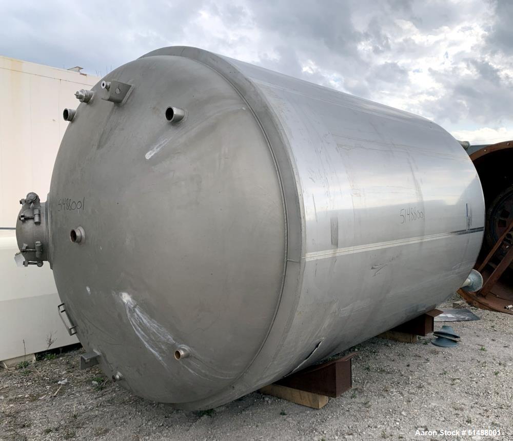 Used Mueller Stainless Steel 4,000 Gallon Pressure Tank