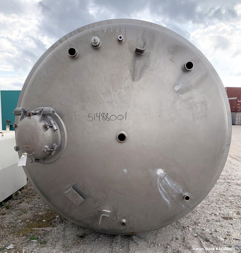 Used Mueller Stainless Steel 4,000 Gallon Pressure Tank