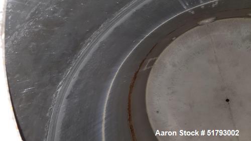 Used Fabricated Products Company Approx. 2400 Gallon Stainless Steel Vertical St
