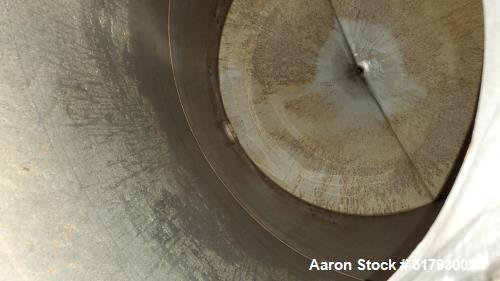 Used Fabricated Products Company Approx. 2400 Gallon Stainless Steel Vertical St