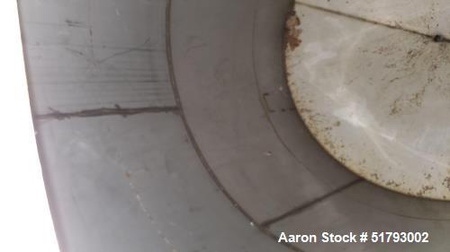 Used Fabricated Products Company Approx. 2400 Gallon Stainless Steel Vertical St