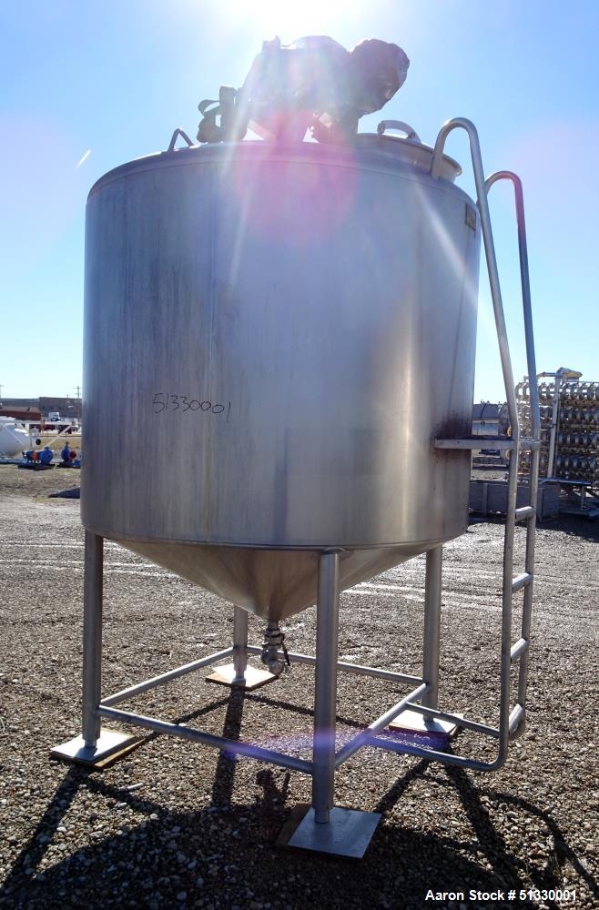 Used Feldmeier 1,000 Gallon Mix Tank.
