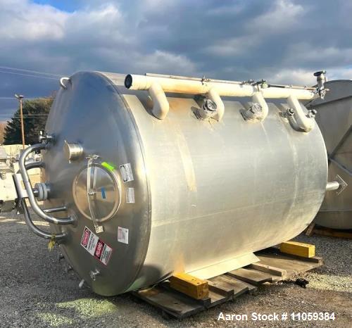 Used Feldmeier 2,000-Gallon Sanitary Jacketed Stainless Steel Mix Tank | Food-Grade Heated Vessel
