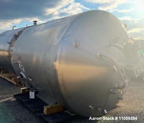 Used Feldmeier 2,000-Gallon Sanitary Jacketed Stainless Steel Mix Tank | Food-Grade Heated Vessel