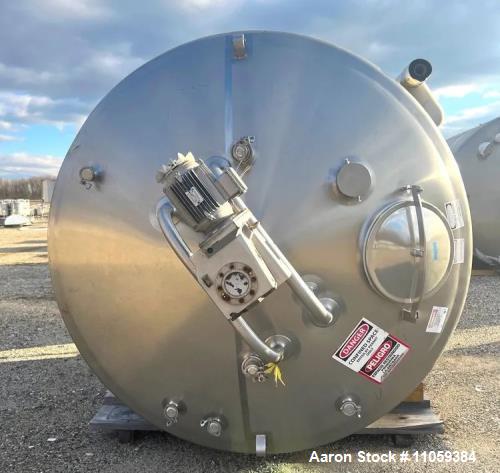 Used Feldmeier 2,000-Gallon Sanitary Jacketed Stainless Steel Mix Tank | Food-Grade Heated Vessel