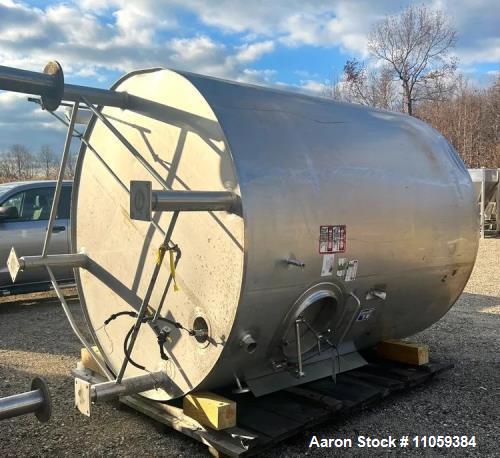 Used Feldmeier 2,000-Gallon Sanitary Jacketed Stainless Steel Mix Tank | Food-Grade Heated Vessel