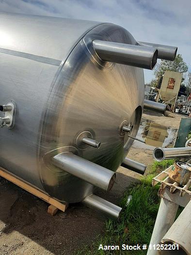 Used Feldmeier 3,000-Gallon 304 Stainless Steel Tank