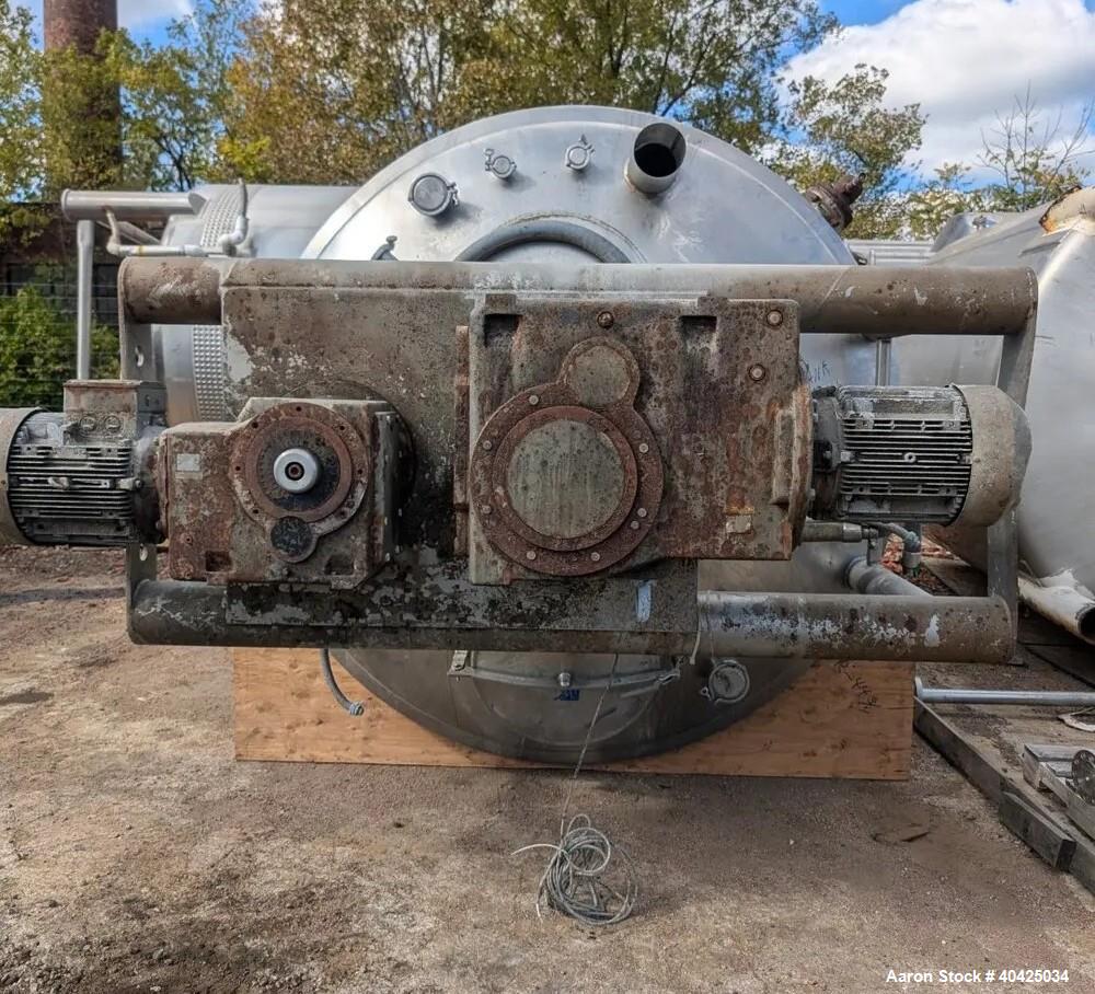 Used DCI Twin Motion Kettle, 3,000 Gallon | 316 Stainless Steel | Jacketed 150 PSI | Twin Agitators with Scrapers | Built 2007 | NB# 6749
