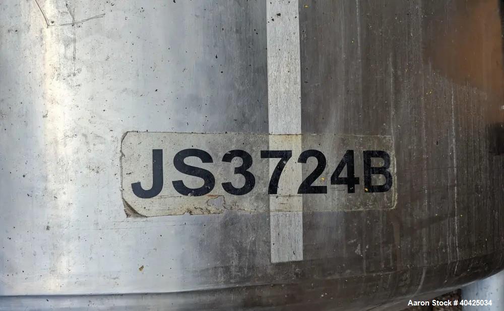 Used DCI Twin Motion Kettle, 3,000 Gallon | 316 Stainless Steel | Jacketed 150 PSI | Twin Agitators with Scrapers | Built 2007 | NB# 6749