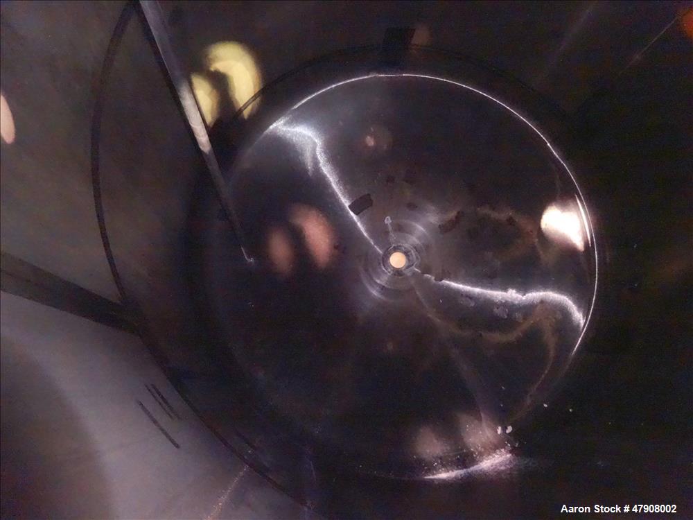 Used Feldmeier Tank, Approximate 3,300 gallon, 316L Stainless Steel, Vertical.