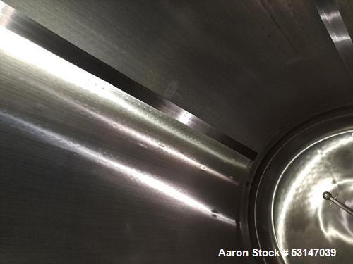 Feldmeier 3,000 Gallon 304 Stainless Steel Tank.