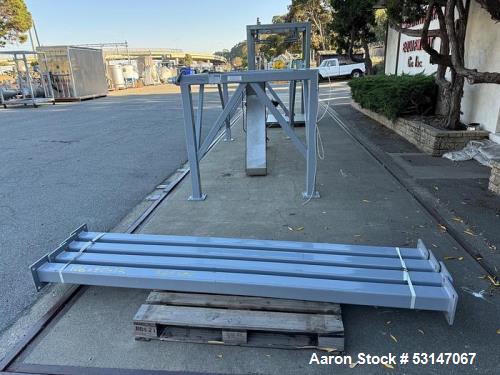 Used Feldmeier 1,700 Gallon 316 Stainless Steel Jacketed Tank. Double motion scraper agitation. Approximate 8' diameter X 4' straight side with approximate 45 degree cone bottom with 4" center bottom...