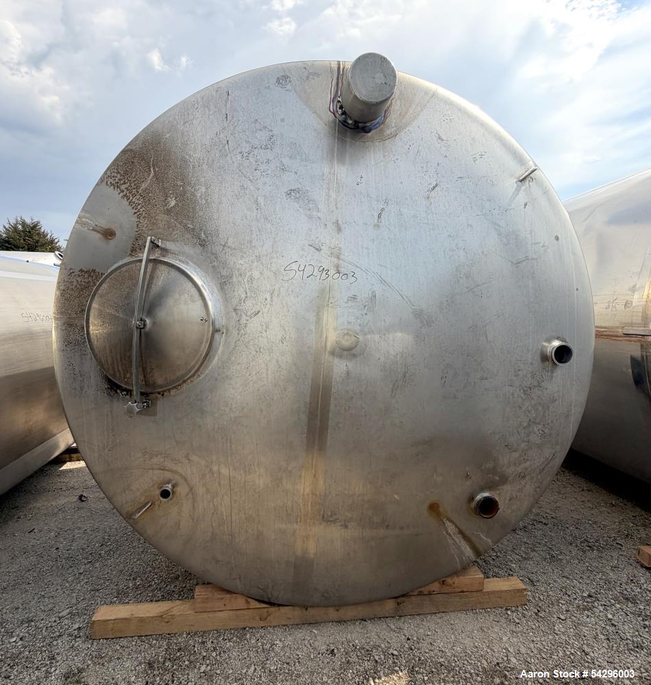 Used Feldmeier 4,700 Gallon Stainless Steel Tank – Vertical Process Vessel with 