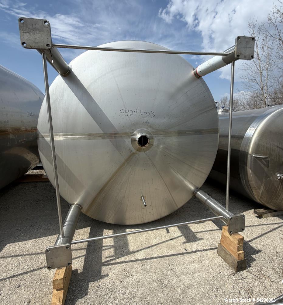 Used Feldmeier 4,700 Gallon Stainless Steel Tank – Vertical Process Vessel with 