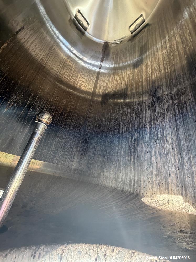 Used Feldmeier 1,200 Gallon Stainless Steel Tank – Vertical Cone Bottom Vessel w