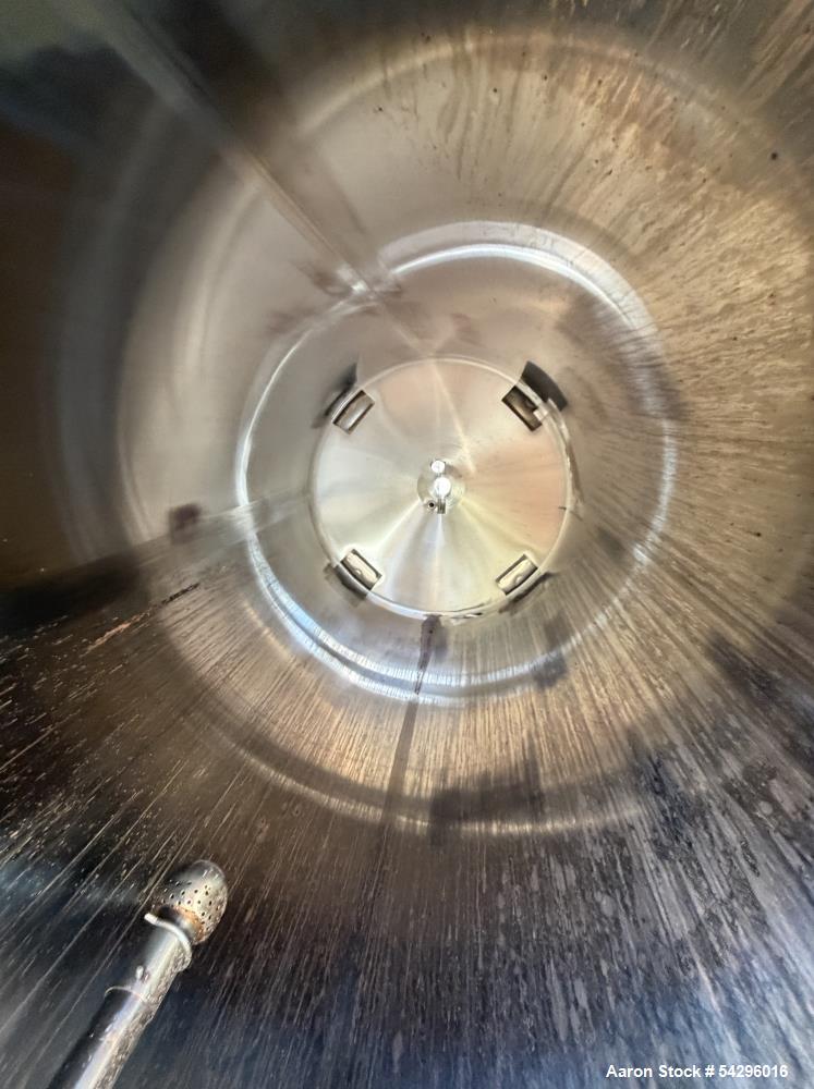 Used Feldmeier 1,200 Gallon Stainless Steel Tank – Vertical Cone Bottom Vessel w