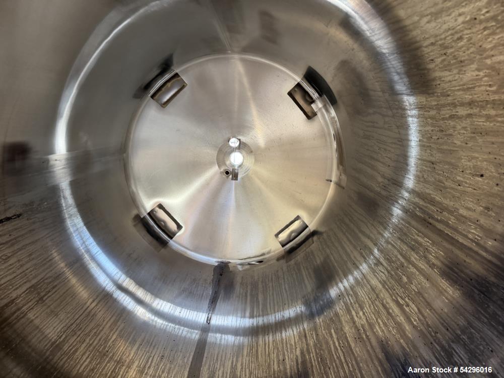 Used Feldmeier 1,200 Gallon Stainless Steel Tank – Vertical Cone Bottom Vessel w