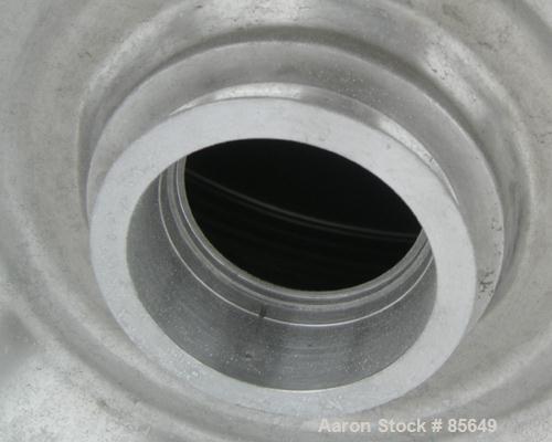 USED: Feldmeier pressure tank, 1500 gallon, 316L stainless steel, vertical. 96" diameter x 42" straight side, dished top and bottom. Internal rated 50/FV psi at 300 deg F. Top openings: (6) 1-1/2" tr...