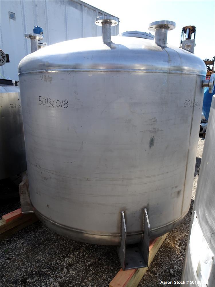 Used Four Corp. Pressure Tank, Approximate 1,000 Gallon, 316L Stainless Steel