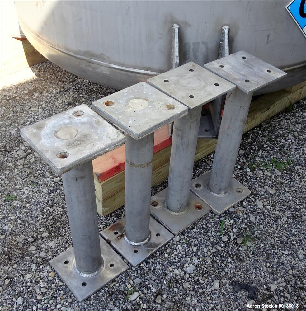 Used Four Corp. Pressure Tank, Approximate 1,000 Gallon, 316L Stainless Steel