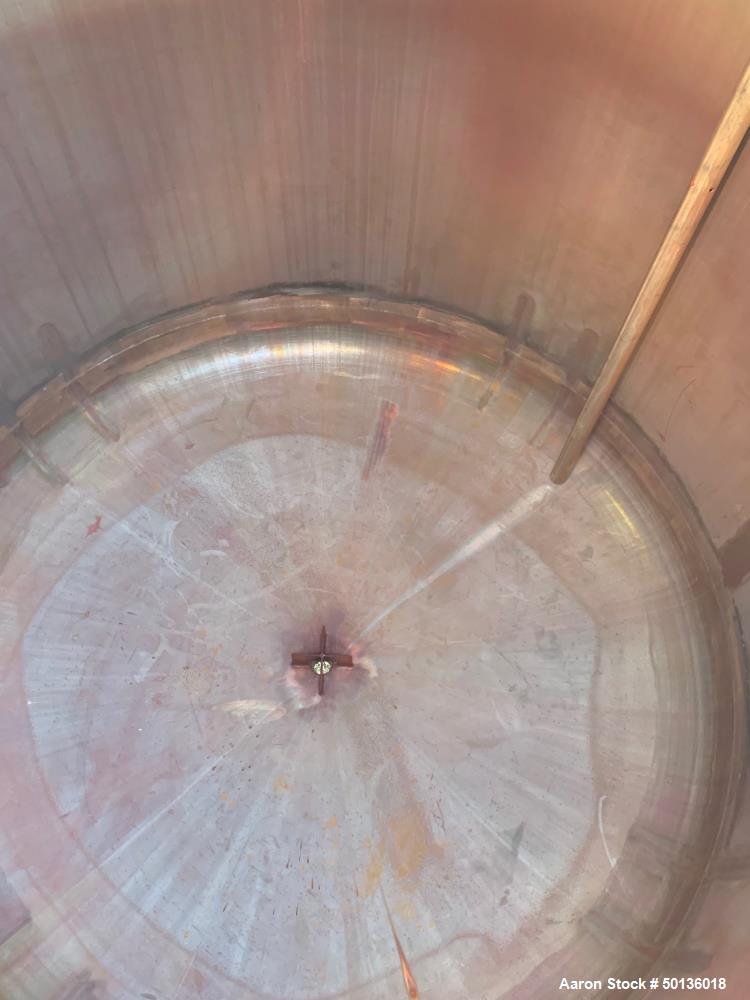 Used Four Corp. Pressure Tank, Approximate 1,000 Gallon, 316L Stainless Steel