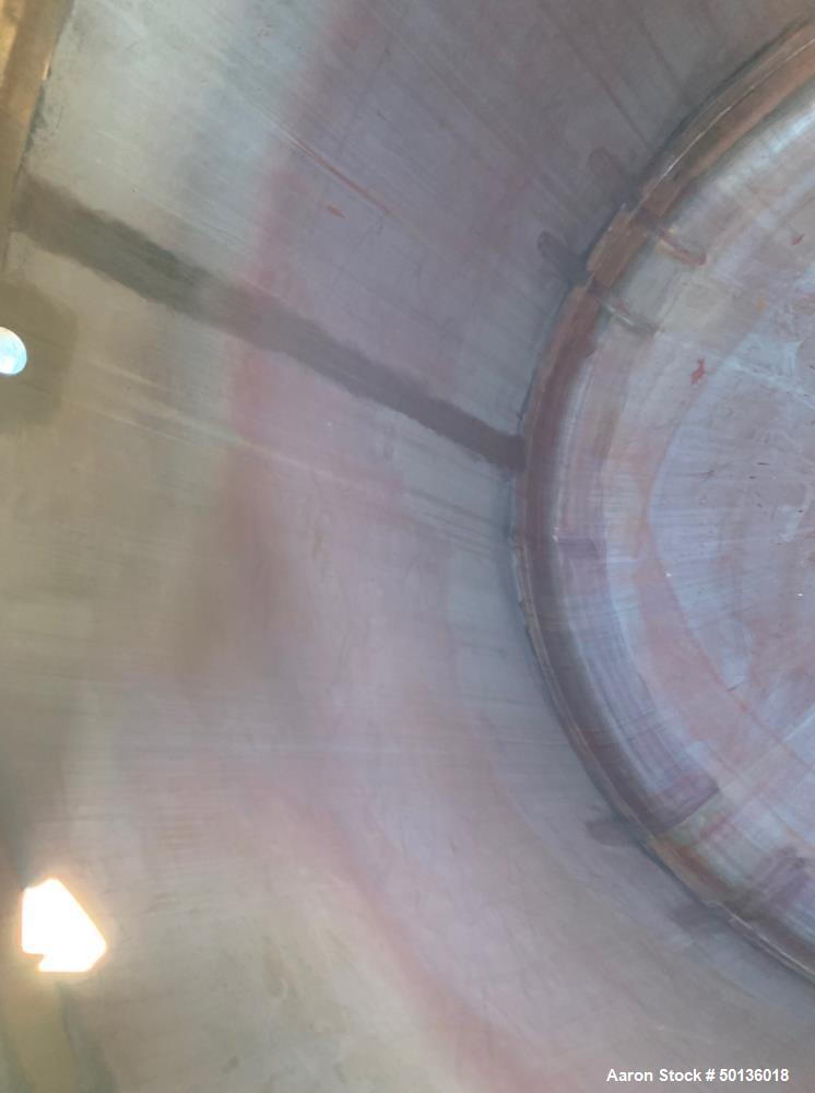 Used Four Corp. Pressure Tank, Approximate 1,000 Gallon, 316L Stainless Steel