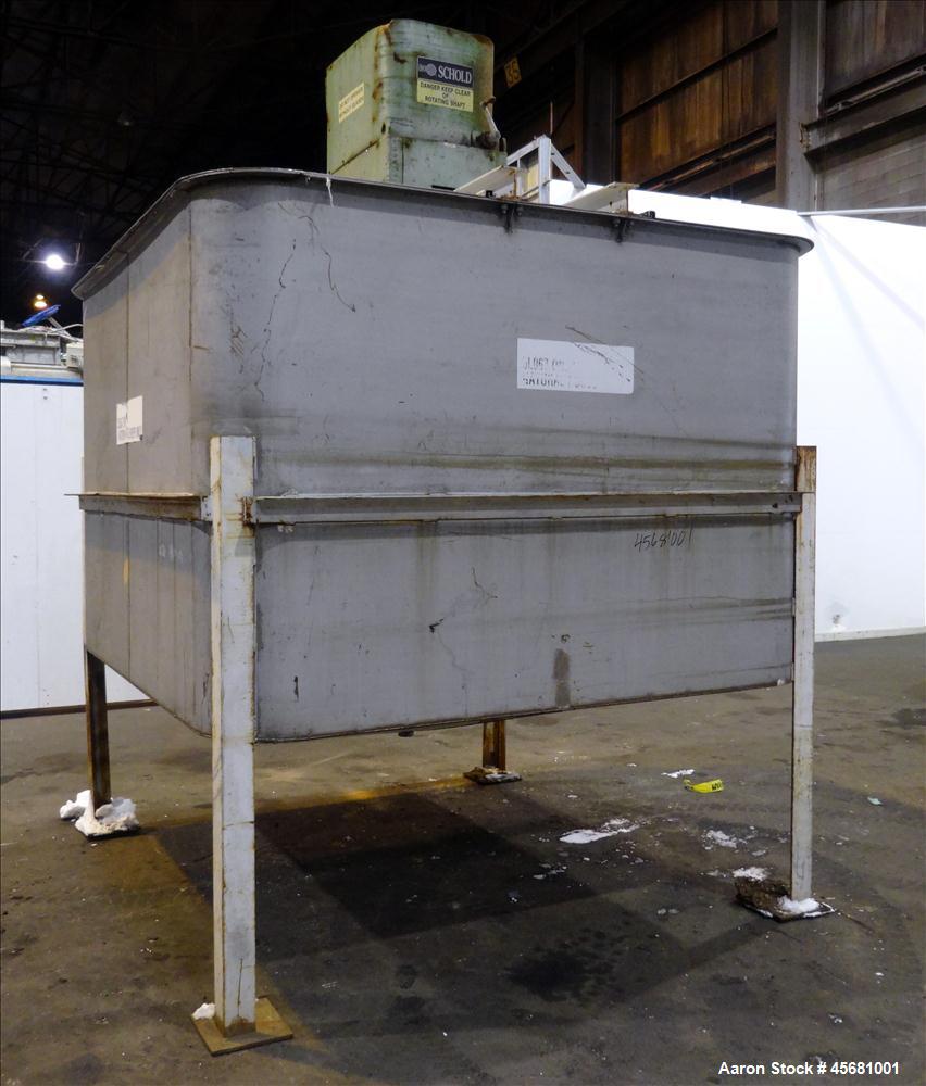 Used G & F Manufacturing Tank, Approximately 2500 Gallons, Model T-94, 304 Stai