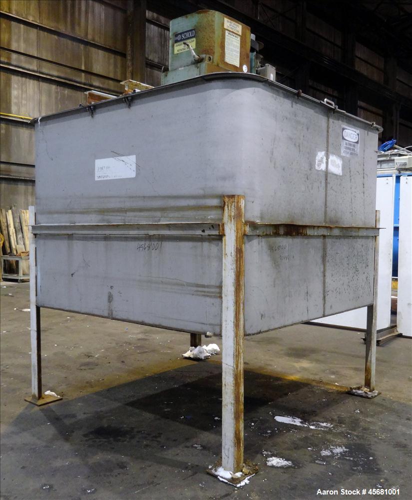 Used G & F Manufacturing Tank, Approximately 2500 Gallons, Model T-94, 304 Stai