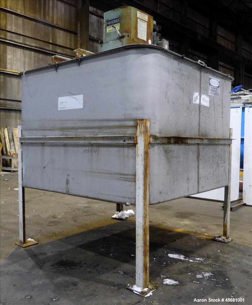 Used- G & F Manufacturing Tank, Approximately 2500 Gallons, Model T-94, 304 Stai