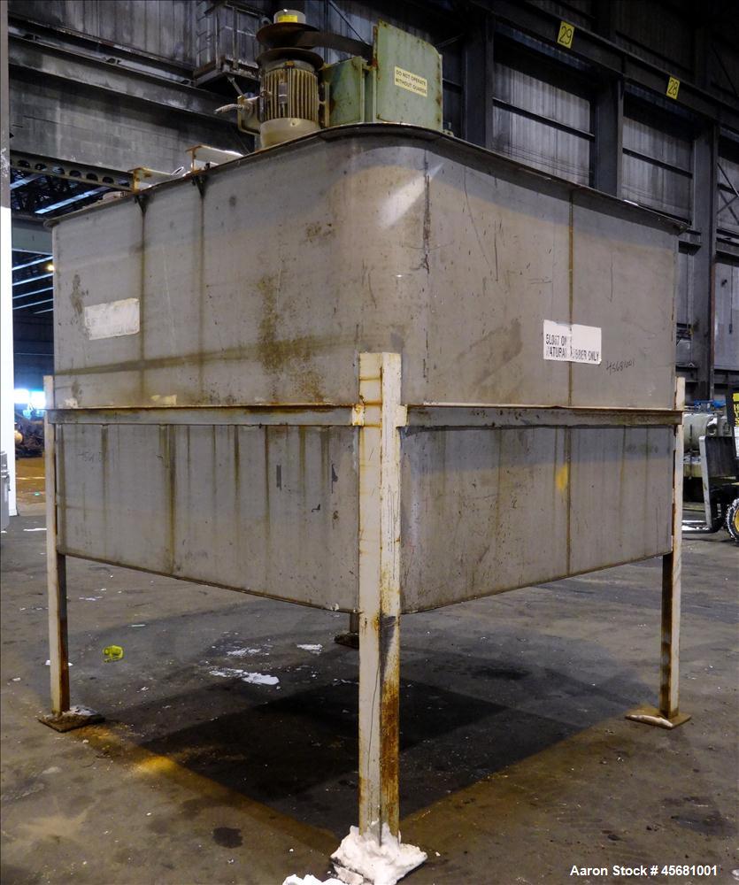 Used G & F Manufacturing Tank, Approximately 2500 Gallons, Model T-94, 304 Stai