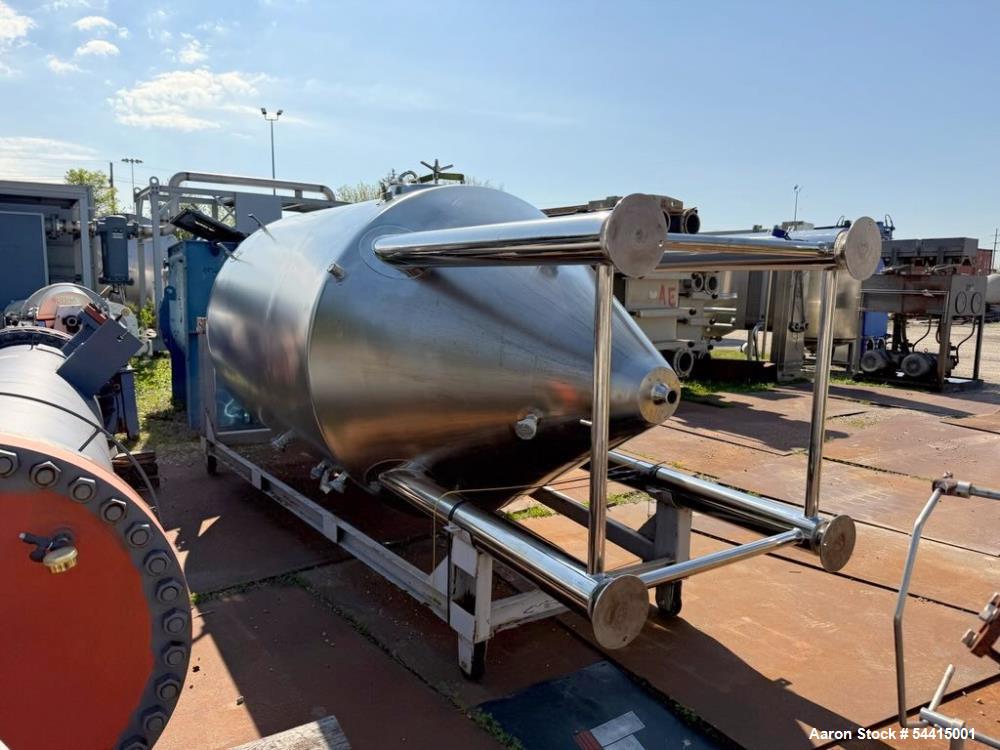 40 BBL Brewery Fermenter Tank – Glacier Tanks 304 SS Conical Vessel