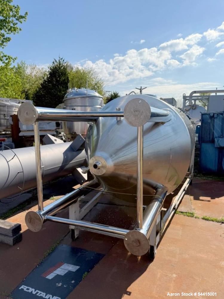 40 BBL Brewery Fermenter Tank – Glacier Tanks 304 SS Conical Vessel