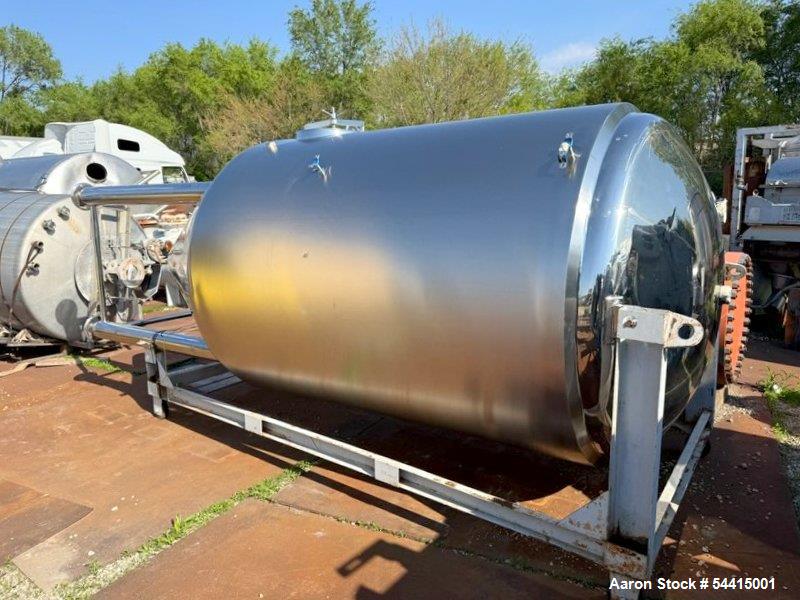 40 BBL Brewery Fermenter Tank – Glacier Tanks 304 SS Conical Vessel