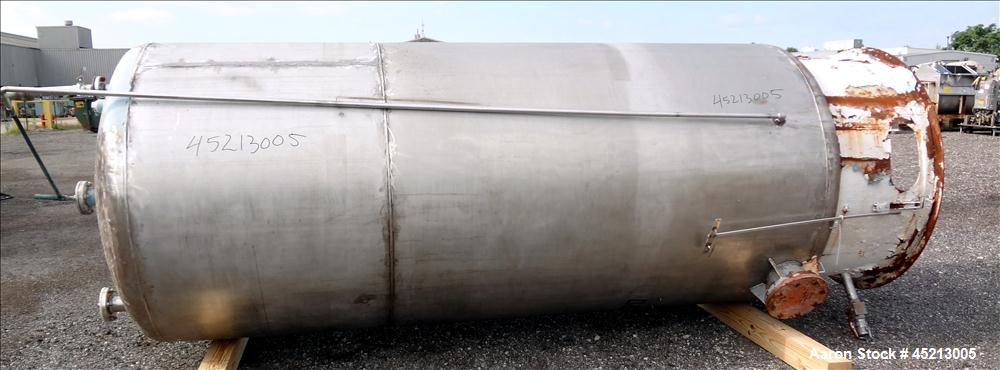 Used 2000 Gallon Stainless Steel Graver Pressure Tank