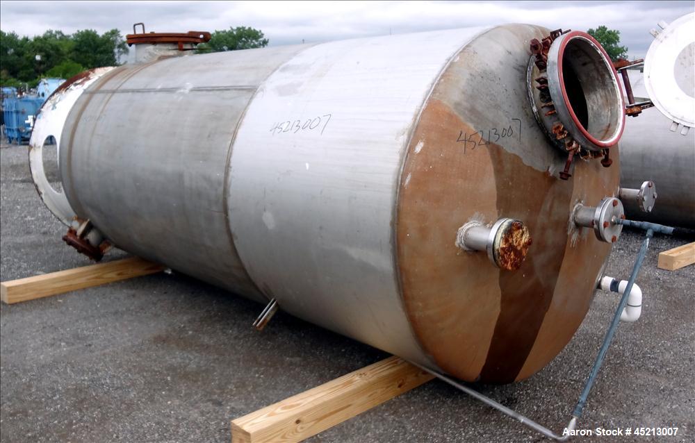 Used- 2000 Gallon Stainless Steel Graver Pressure Tank