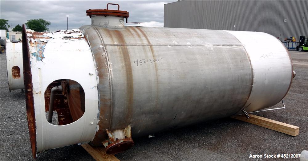 Used- 2000 Gallon Stainless Steel Graver Pressure Tank