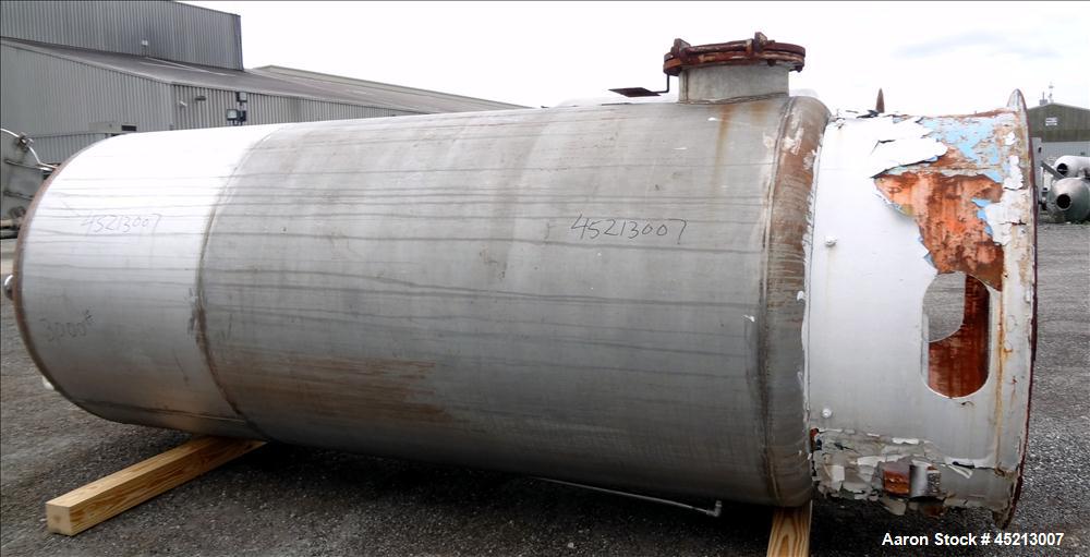 Used- 2000 Gallon Stainless Steel Graver Pressure Tank