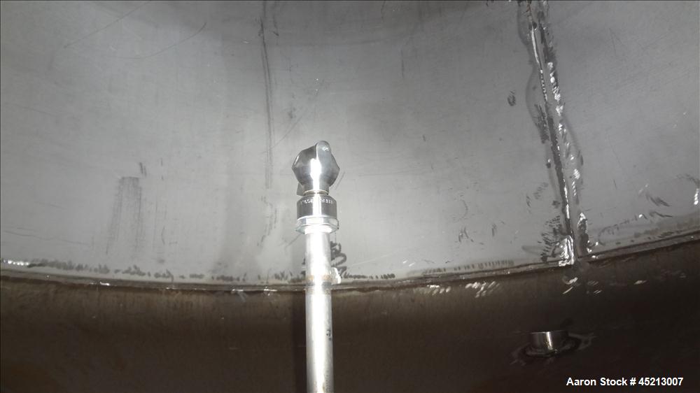Used- 2000 Gallon Stainless Steel Graver Pressure Tank
