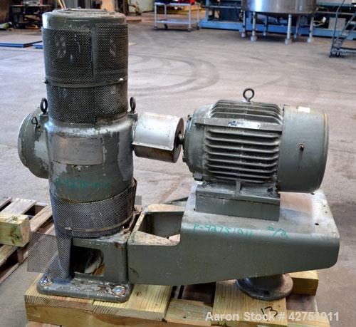 Used Groen Tank, 2000 Gallon, Model 2000 SP, 304 Stainless Steel, Vertical. 84" Diameter x 90" straight side. Open top with (2) 1/3 hinged covers, coned bottom. Bolt on stainless steel agitator bridg...