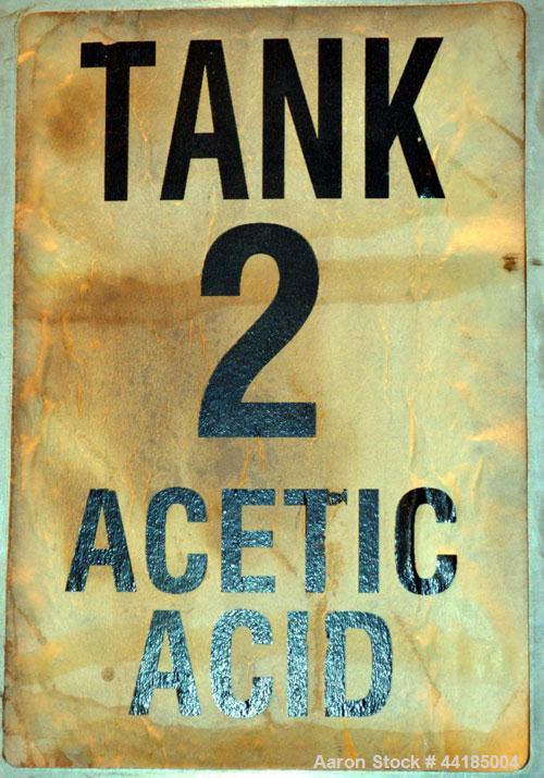 Used Groen Tank, 2500 Gallons, 304 Stainless Steel, Vertical. 90” Diameter x 78” straight side, dished top and bottom. Openings top (2) 1-5/8” threaded, 2-1/2” threaded, 15-3/4” man way with cover. 2...