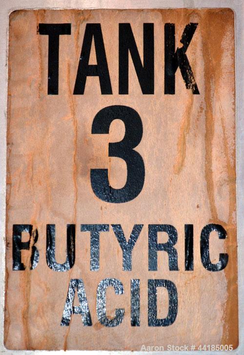 Used Groen Tank, 2500 Gallons, 304 Stainless Steel, Vertical. 90” Diameter x 78” straight side, dished top and bottom. Openings: top (2) 1-5/8” threaded, 2-1/2” threaded, 15-3/4” manway with cover; 2...